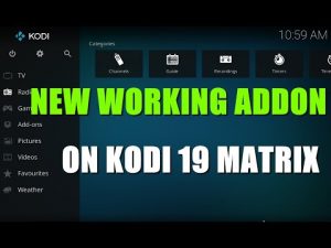 Read more about the article NEW WORKING ADDON ON KODI 19 MATRIX